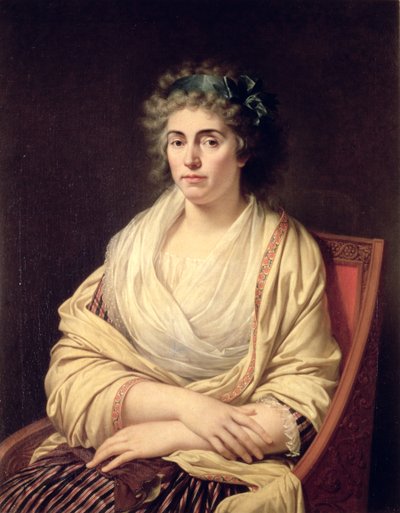 Louise Maximilienne Caroline, gravin van Albany (1752-1824) door Francois Xavier Fabre